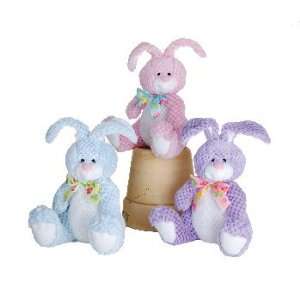  Bulk Savings 310046 9 3 Asst. Pastel Color Kohair Bunnies 