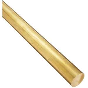 Brass 385 Round Rod, Half Hard Temper, ASTM B455, 1 1/2 OD, 48 