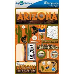  Reminisce Jet Setters 2 3 Dimensional Sticker, Arizona 