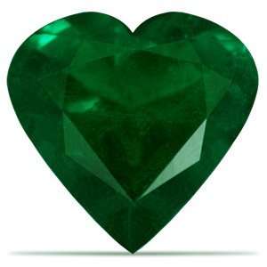  3.57 Carat Loose Emerald Heart Cut (GIA Certificate 