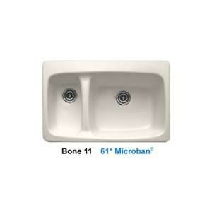   Advantage 3.2 Double Bowl Kitchen Sink with Three Faucet Holes 20 3 61