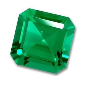   Octagon Cut Gem Quality Chatham Created Cultured Emerald 3.20 3.91 Ct