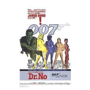  Dr. No Movie Poster, 25 x 39 (1962)
