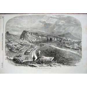  1855 View City Kars Town Houses Mountains Fine Art