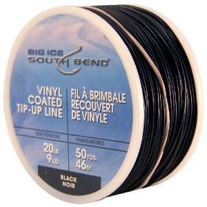  South Bend Vinyl Coated Tip Up Line Color/Spool Black; 20 
