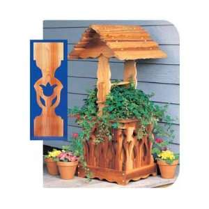  Scrolled Wishing Well Plan (Woodworking Project Paper Plan 