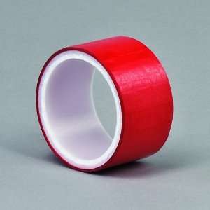  Olympic Tape(TM) 3M 850 3in X 5yd Red Polyester Film Tape 