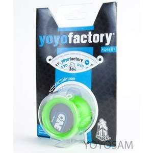 YoYoFactory One Yo Yo   Green with spec DVD