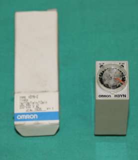 Omron H3YN 2 Timer relay module 1s 10min 1s 10s 1m NEW  