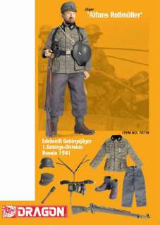   WWII 1/6 scale German 12 Soldier Jager Alfons RoBmuller 70719  