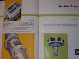 Vtg IVO Lola Ribar ILR Machine Catalog~JK 1250 Lathe  