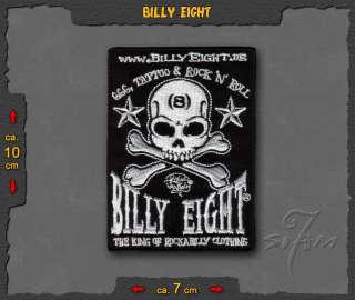Billy Eight ★ Rockabilly Psychobilly Patch Sticker Badge Billy8 B8 