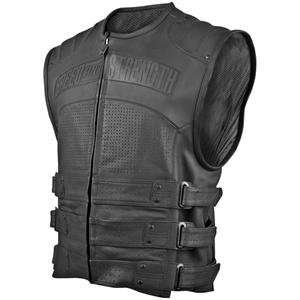  Speed and Strength Hard Knock Life Leather Vest   3X Large 