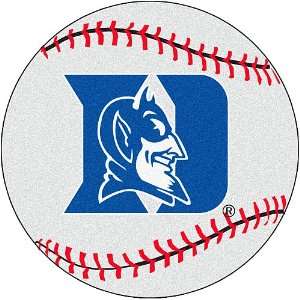  Fanmats Duke Blue Devils Baseball Shaped Mat Sports 