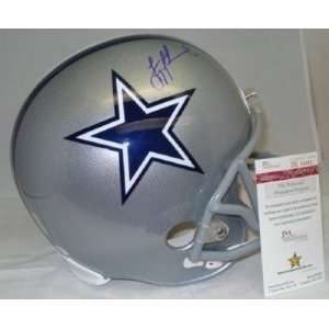  Autographed Troy Aikman Helmet   FS JSA   Autographed NFL 