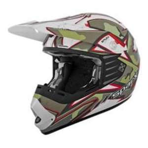  SPARX D07 YOUTH CAMO GREEN MD MOTORCYCLE Off Road Helmet 
