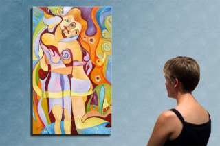 57   COUPLE IN LOVE_____ORIGINAL painting by ANNA   