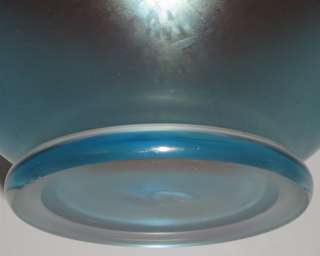 Iridescent Red Blue Fasce Murano Italian Glass Vass  