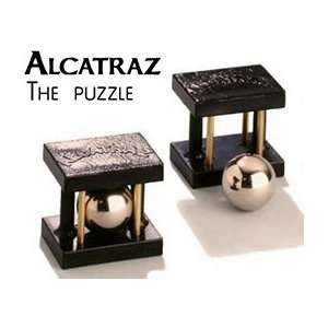  Alcatraz Puzzle Magic Trick Brass Ball Cage toy gift 