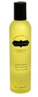 Kama Sutra Soaring Spirit Massage Oil Peppermint Ginger Geranium Lemon 