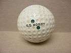 Vintage OLD Used U.S. Nobby Golf Ball 4 Green dot Dimples Nice