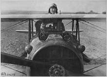 Captain Eddie Rickenbacker famous WW1 Ace fighter pilot large 