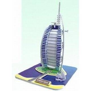 Burj Al Arab Dubai Building 3 D Puzzle Model Kit by CALEBOU 3D PUZZLES