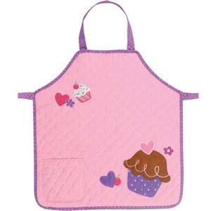STEPHEN JOSEPH QUILTED CUPCAKE APRON. CAN BE PERSONALIZED  