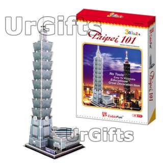 Paper 3D Puzzle Model Taipei 101 Mall Large NEW  