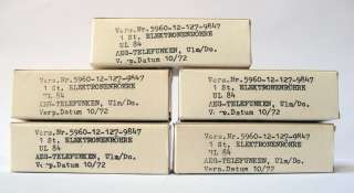 NOS (New Old Stock) TELEFUNKEN UL84 vintage electron tubes made in 
