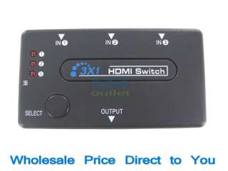 Port HDMI 1.3 Switch Swither Splitter Amplifier 1080p  