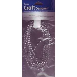   Darice Craft Designer 3mm Fused Pearls 6ft/pkg White