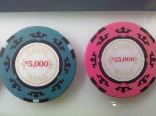 James Bond Casino Royale Official Poker Chips In Movie  