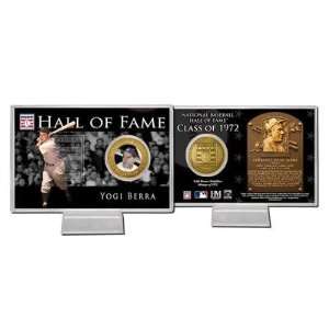  Yogi Berra New York Yankees Hall of Fame Coin Card 