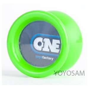    YoYoFactory One Yo Yo   Green with Spec Bearing Toys & Games