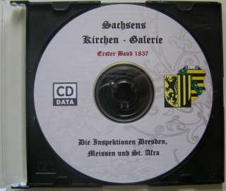 SACHSENS Kirchen Galerie   Erster Band 1837 inkl. Bildern auf CD 