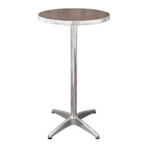  Altgeld Modern Bar Table with Brown Round Top