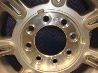 FOR SALE IS A USED GM CHEVY 8 LUG ALUMINUM WHEEL 17X8.5 18mm offset 