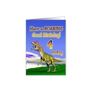  Dinosaur card for a 4 year old Card Toys & Games