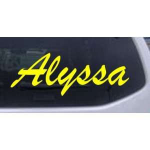  Yellow 58in X 21.3in    Alyssa Car Window Wall Laptop 