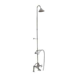 Barclay 4062 MC Tub Filler with Cross Handle Faucet, Hand Shower, and 