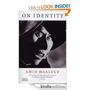 On Identity Amin Maalouf  Kindle Store