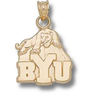  Brigham Young 14K Gold Pendant