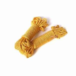Silk Coated Cotton Rope   Golden Color (E0718A)  