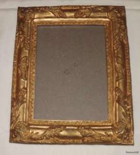 Ornate Gold Colored Resin Picture / Photo Frame  