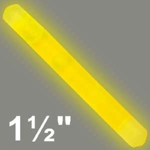   in. Mini ChemLight Light Sticks   Yellow   4 Hours   Cyalume 9 44350