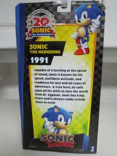 10 inch SONIC THE HEDGEHOG retro CLASSIC 1991 Collectible Figure NEW 