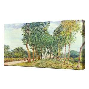  Banks of the Loing in Moret by Sisley   Framed Canvas Art 