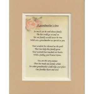  A Grandmothers Love   Poetry Gift