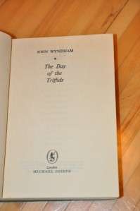 THE DAY OF THE TRIFFIDS~JOHN WYNDHAM~1ST/1ST UK EDITION  